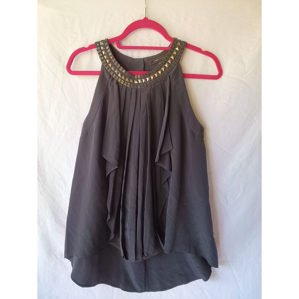 100% Silk BCBGMaxazria 4 Sleeveless Tank Dressy
